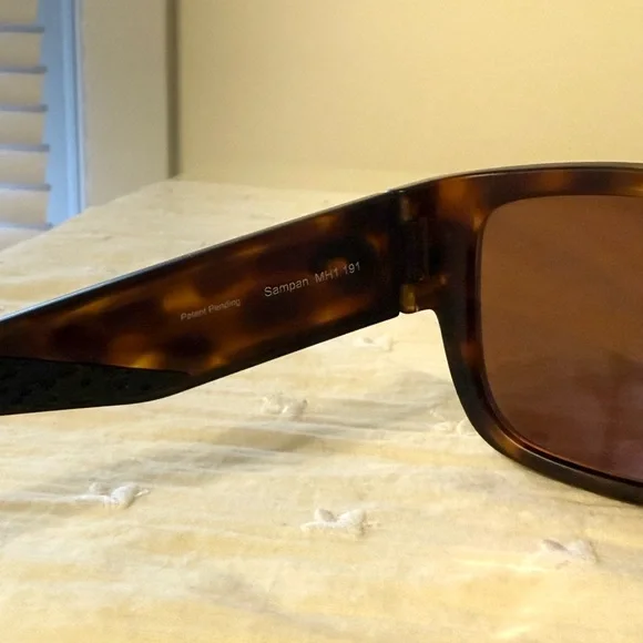Costa Del Mar Tortoise Shell Sunglasses Sampan MH1191 - Picture 7 of 7